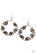 Load image into Gallery viewer, Paparazzi Off The Rim - Black Earrings
