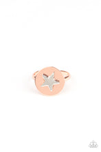 Load image into Gallery viewer, Paparazzi Starlet Shimmer Metal Star Ring
