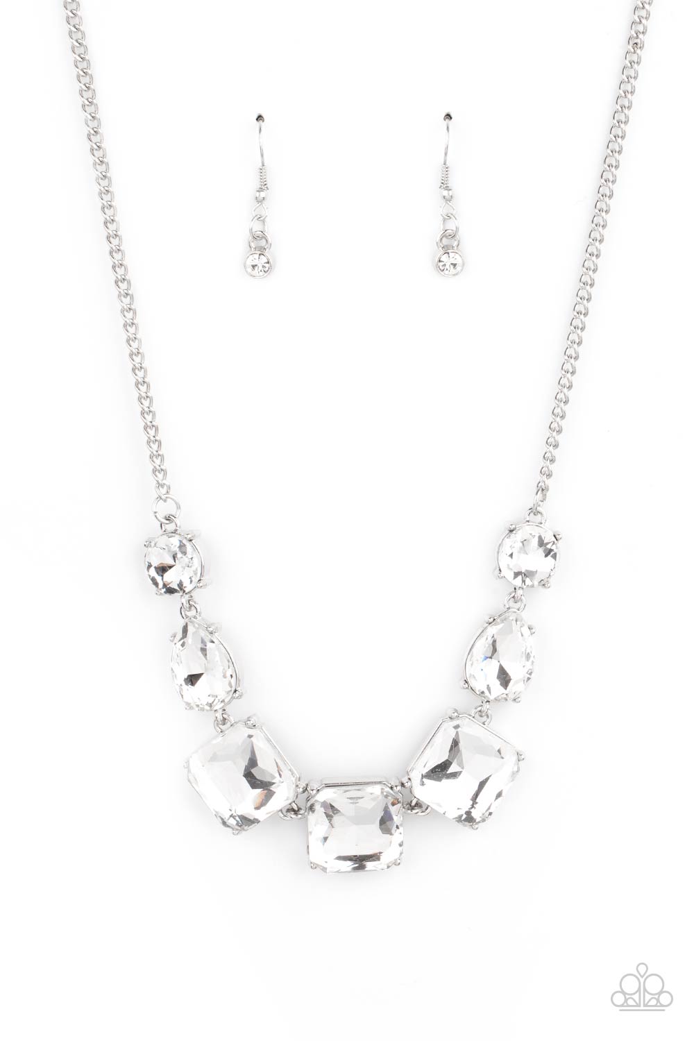 Paparazzi Unfiltered Confidence - White Necklace