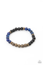 Load image into Gallery viewer, Paparazzi Petrified Powerhouse - Blue Bracelet
