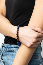 Load image into Gallery viewer, Paparazzi Petrified Powerhouse - Blue Bracelet
