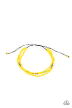 Load image into Gallery viewer, Paparazzi Basecamp Boyfriend - Yellow Bracelet

