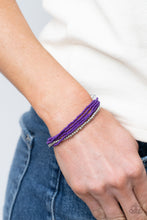 Load image into Gallery viewer, Paparazzi All Beaded Up - Purple Bracelet
