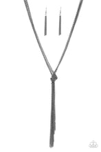 Load image into Gallery viewer, Paparazzi KNOT All There - Black Necklace
