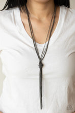 Load image into Gallery viewer, Paparazzi KNOT All There - Black Necklace
