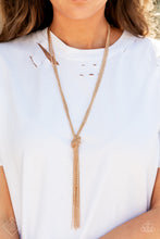 Load image into Gallery viewer, Paparazzi KNOT All There - Gold Necklace
