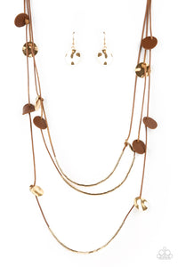 Paparazzi Alluring Luxe - Brown Necklace