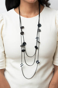 Paparazzi Alluring Luxe - Black Necklace