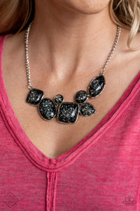 Paparazzi So Jelly - Black Necklace