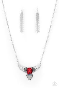 Paparazzi You the TALISMAN! - Red Necklace