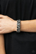 Load image into Gallery viewer, Paparazzi Studded Smolder - Silver Bracelet
