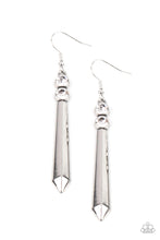 Load image into Gallery viewer, Paparazzi Sparkle Stream - White Earrings
