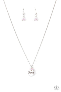 Paparazzi Warm My Heart - Pink Necklace