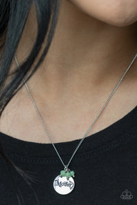 Paparazzi Warm My Heart - Green Necklace