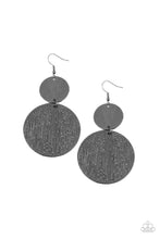 Load image into Gallery viewer, Paparazzi Status CYMBAL - Black Earrings
