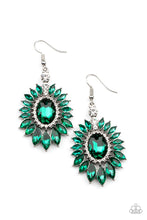 Load image into Gallery viewer, Paparazzi Big Time Twinkle - Green Earring
