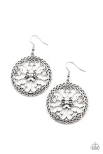 Load image into Gallery viewer, Paparazzi Floral Fortunes - Silver Earrings
