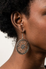Load image into Gallery viewer, Paparazzi Floral Fortunes - Silver Earrings
