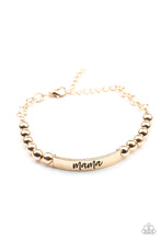 Load image into Gallery viewer, Paparazzi Mom Squad - Gold Bracelet
