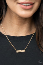 Load image into Gallery viewer, Paparazzi Joy Of Motherhood - Gold Necklace
