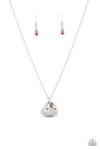 Load image into Gallery viewer, Paparazzi Happily Heartwarming - Pink Necklace
