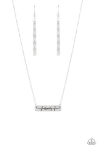 Paparazzi Living The Mom Life - Silver Necklace