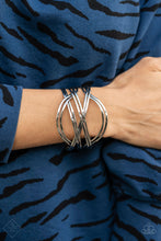 Load image into Gallery viewer, Paparazzi Hautely Hammered - Silver Bracelet
