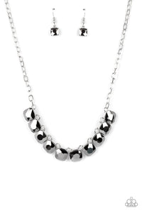Paparazzi Radiance Squared - Silver Necklace