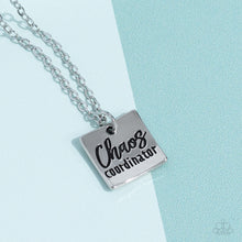 Load image into Gallery viewer, Paparazzi Chaos Coordinator - Silver Necklace
