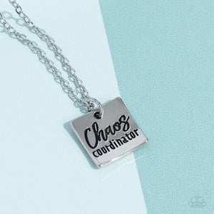 Paparazzi Chaos Coordinator - Silver Necklace