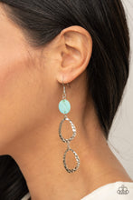 Load image into Gallery viewer, Paparazzi Surfside Shimmer - Blue Earrings
