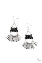 Load image into Gallery viewer, Paparazzi A FLARE For Fierceness - Black Earring
