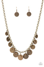 Load image into Gallery viewer, Paparazzi Delightfully Dappled - Brass Necklace
