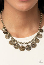 Load image into Gallery viewer, Paparazzi Delightfully Dappled - Brass Necklace
