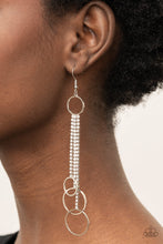 Load image into Gallery viewer, Paparazzi Demurely Dazzling - White Earrings
