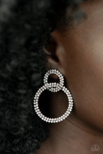 Load image into Gallery viewer, Paparazzi Intensely Icy - Black Earrings
