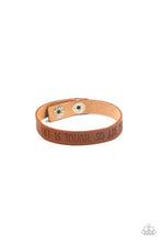 Load image into Gallery viewer, Paparazzi Life is Tough - Brown Bracelet
