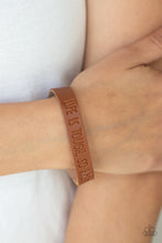 Load image into Gallery viewer, Paparazzi Life is Tough - Brown Bracelet
