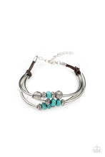 Load image into Gallery viewer, Paparazzi Road Trip Rebel  - Blue Bracelet
