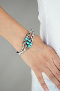 Paparazzi Road Trip Rebel  - Blue Bracelet