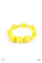 Load image into Gallery viewer, Paparazzi Trendsetting Tourist - Yellow Bracelet
