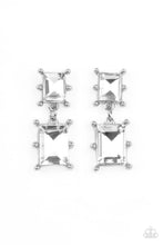 Load image into Gallery viewer, Paparazzi Cosmic Queen - White Earrings
