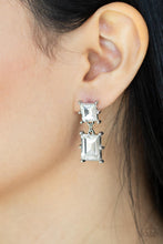 Load image into Gallery viewer, Paparazzi Cosmic Queen - White Earrings
