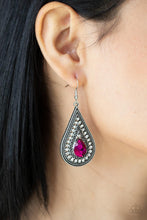 Load image into Gallery viewer, Paparazzi Metro Masquerade - Pink Earrings
