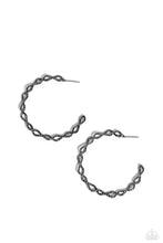 Load image into Gallery viewer, Paparazzi Haute Helix - Black Earrings
