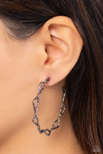 Load image into Gallery viewer, Paparazzi Haute Helix - Black Earrings
