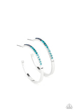 Load image into Gallery viewer, Paparazzi Somewhere Over the OMBRE - Blue Earring

