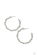 Load image into Gallery viewer, Paparazzi Haute Helix - Silver Earrings
