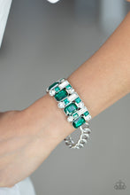 Load image into Gallery viewer, Paparazzi Urban Crest - Green Bracelet
