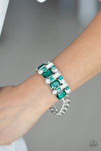 Paparazzi Urban Crest - Green Bracelet